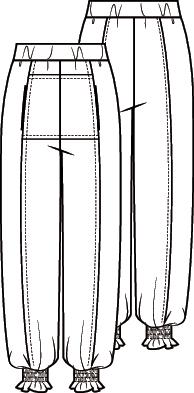 Knipmode 2110-20 broek