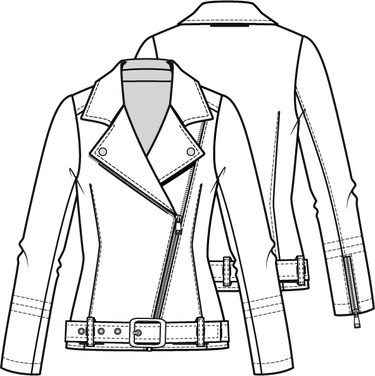 Knipmode 1022 - 25 - Jack modeltekening
