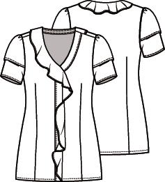 Knipmode 2011-08 blouse