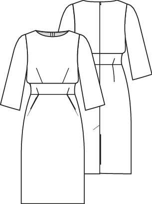Knipmode 2111-10 jurk