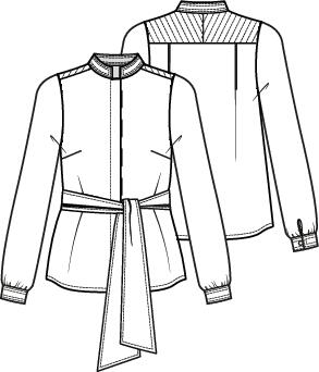 Knipmode 2111-06 blouse
