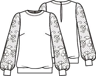 Knipmode 2012-08 sweater