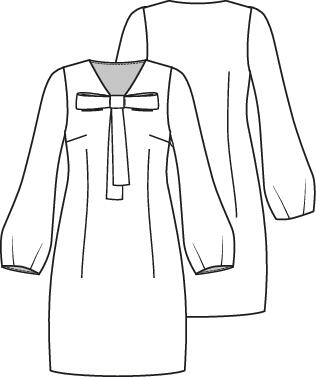 Knipmode 2112-09 jurk