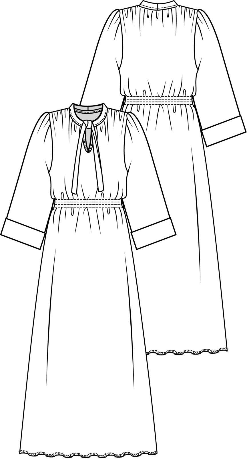 Knipmode 1906-19 jurk