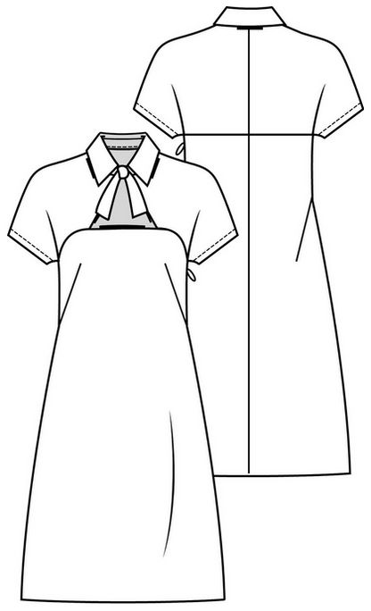 Knipmode 1908-11 jurk