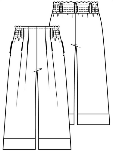 Knipmode 1908-20 broek