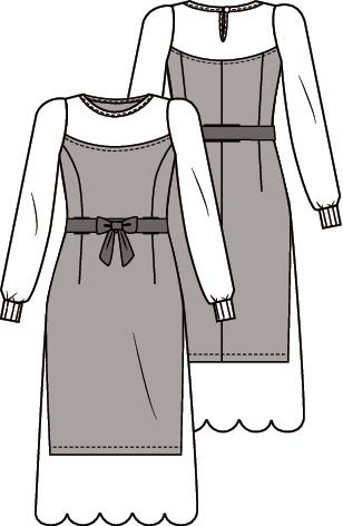Knipmode 1909-03 jurk