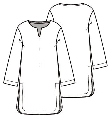 Knipmode 1912-11 tuniek