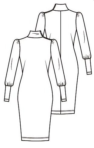 Knipmode 1912-15 jurk