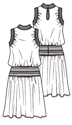 Knipmode 1912-18 jurk