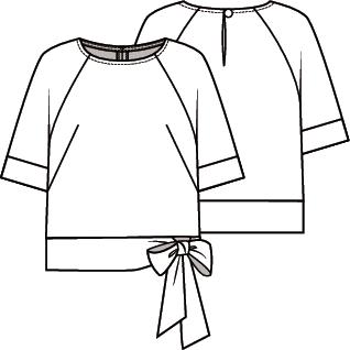 Knipmode 2102-20 top