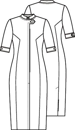 Knipmode 2102-06 jurk