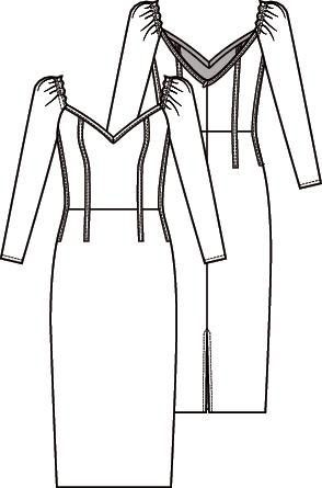 Knipmode 2001-02 jurk