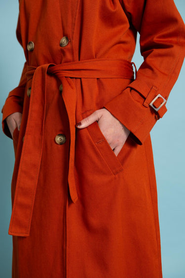 Knipmode 2002-18 trenchcoat