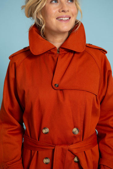 Knipmode 2002-18 trenchcoat