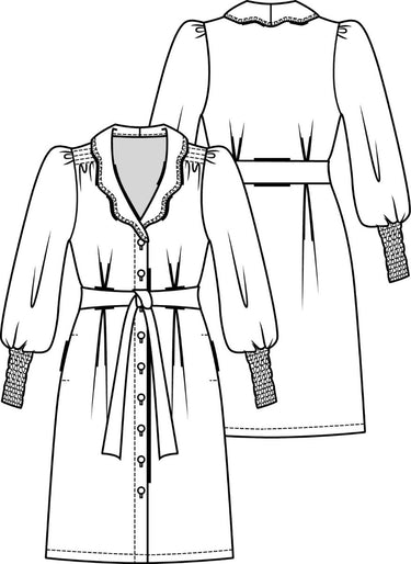 Knipmode 2002-04 jurk