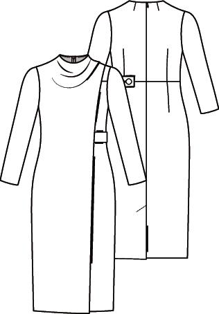 Knipmode 2103-17 jurk