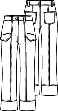 Knipmode 2104-25 broek