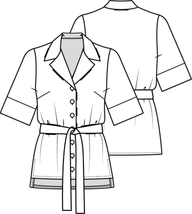Knipmode 0423 - 11 - Blouse - Model
