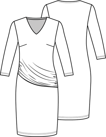 Knipmode 0423 - 17 - Jurk - Model