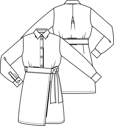 Knipmode 1805-15 tuniekblouse