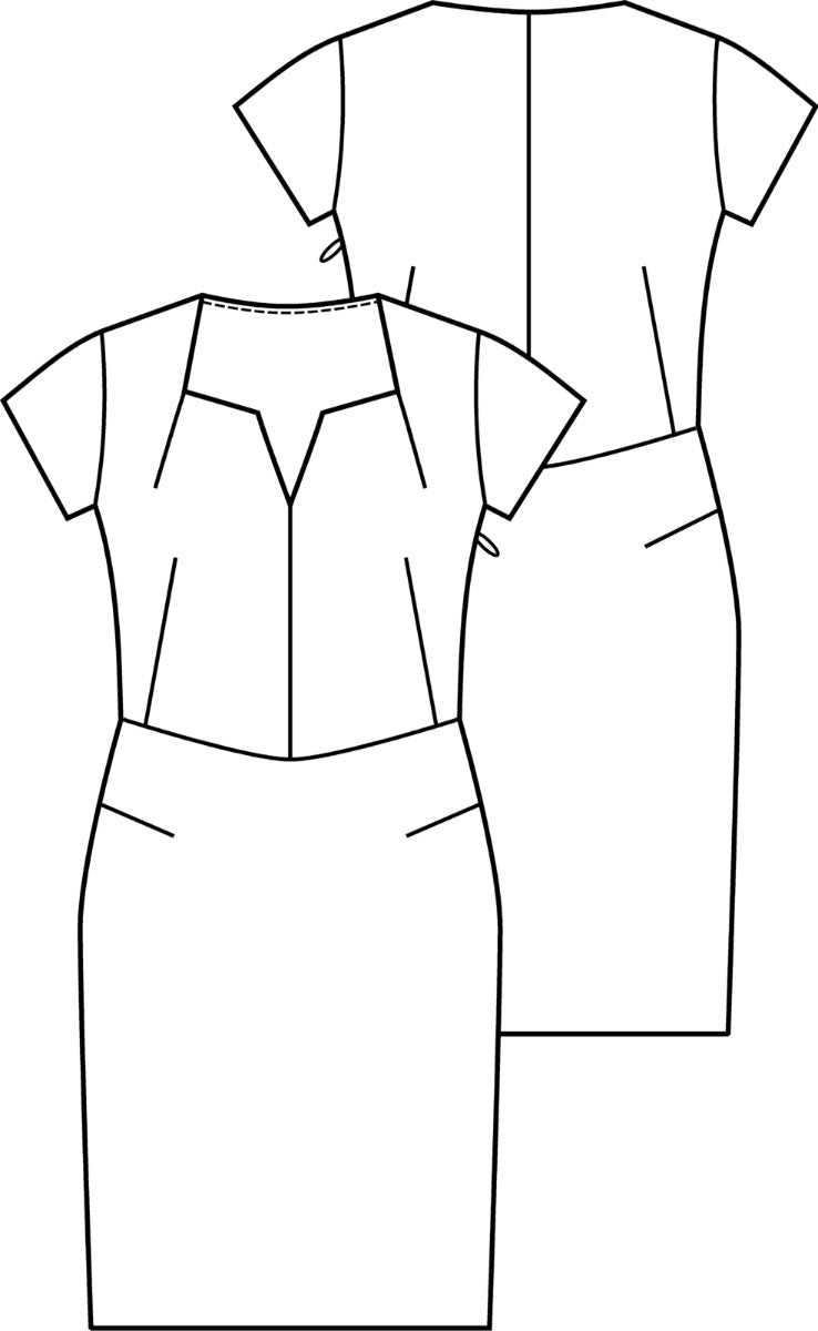 Knipmode 1805-05 jurk