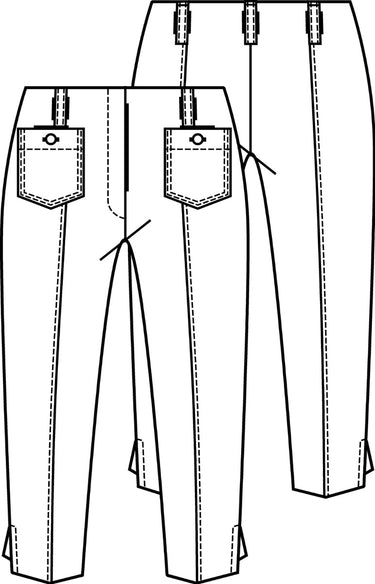 Knipmode 1805-04 broek
