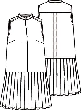 Knipmode 2105-05 jurk