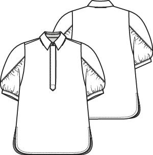 Knipmode 2105-09 blouse