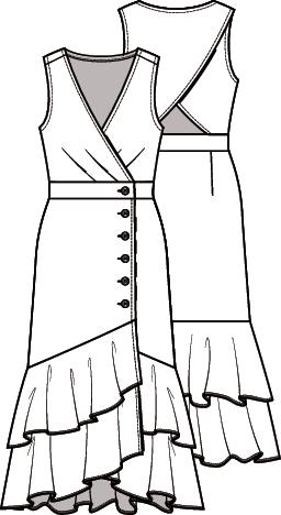 Knipmode 2006-16 jurk
