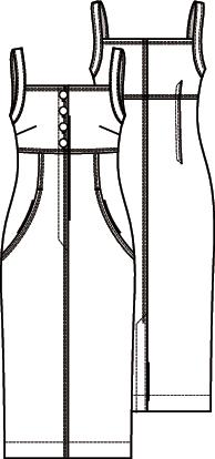 Knipmode 2106-09 jurk