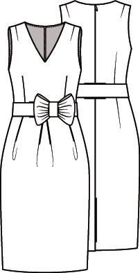 Knipmode 2106-19 jurk