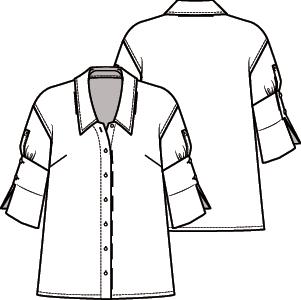 Knipmode 2007-08 blouse