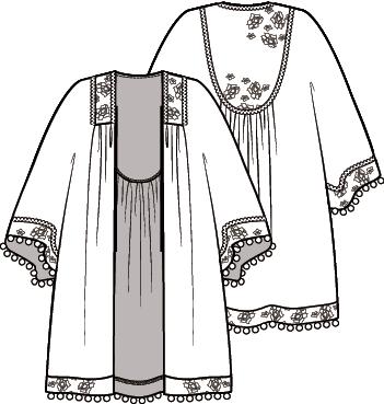 Knipmode 2007-13 kimono