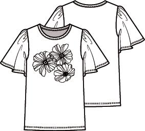 Knipmode 2007-16 t-shirt