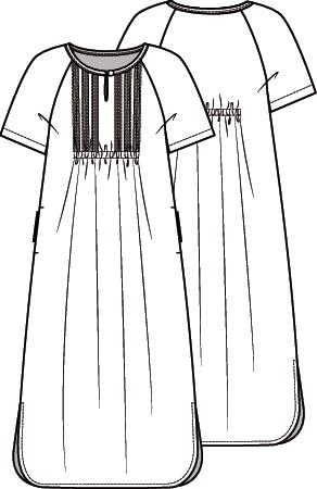 Knipmode 2107-11 jurk