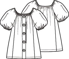 Knipmode 2108-02 blouse