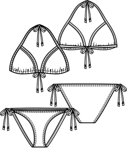 Knipmode 2108-26 bikini