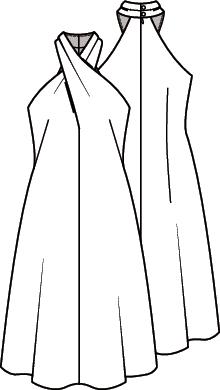 Knipmode 2108-04 jurk