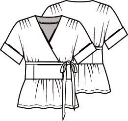 Knipmode 2109-10 top