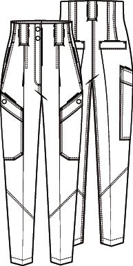Knipmode 2109-19 broek