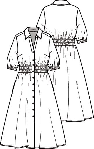 Knipmode 2004-17 jurk