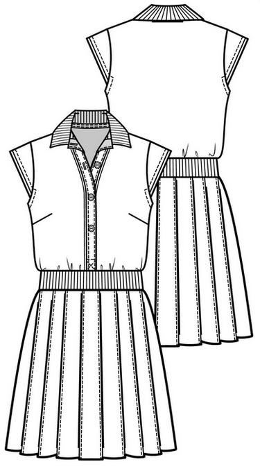 Knipmode 1906-01 polojurk mini me