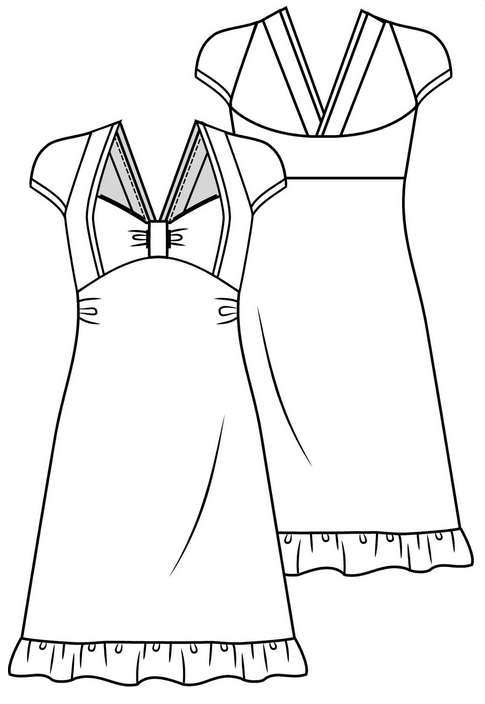 Knipmode 1906-03 jurk