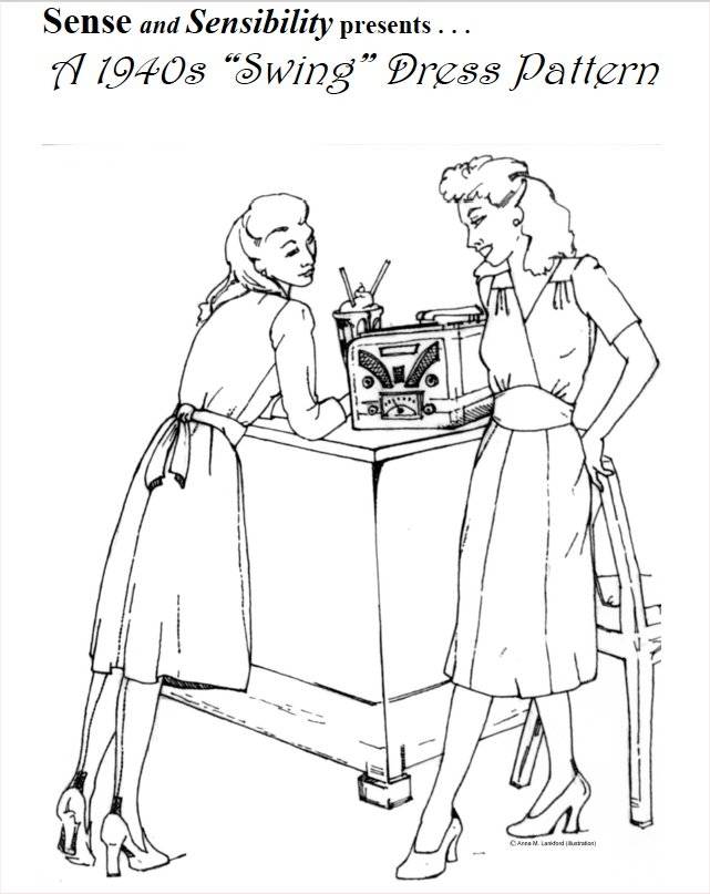 Sense and Sensibility - 1940s "Swing" Dress Pattern